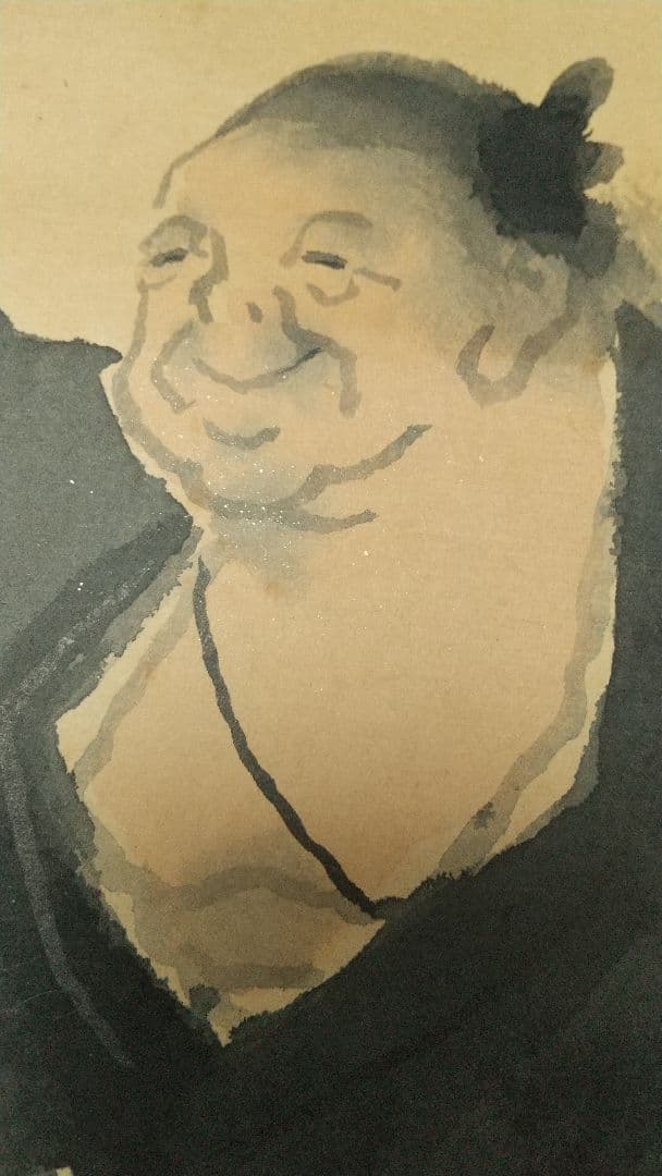 小早川秋聲 秋声 吉祥 黄初平 紙本掛軸