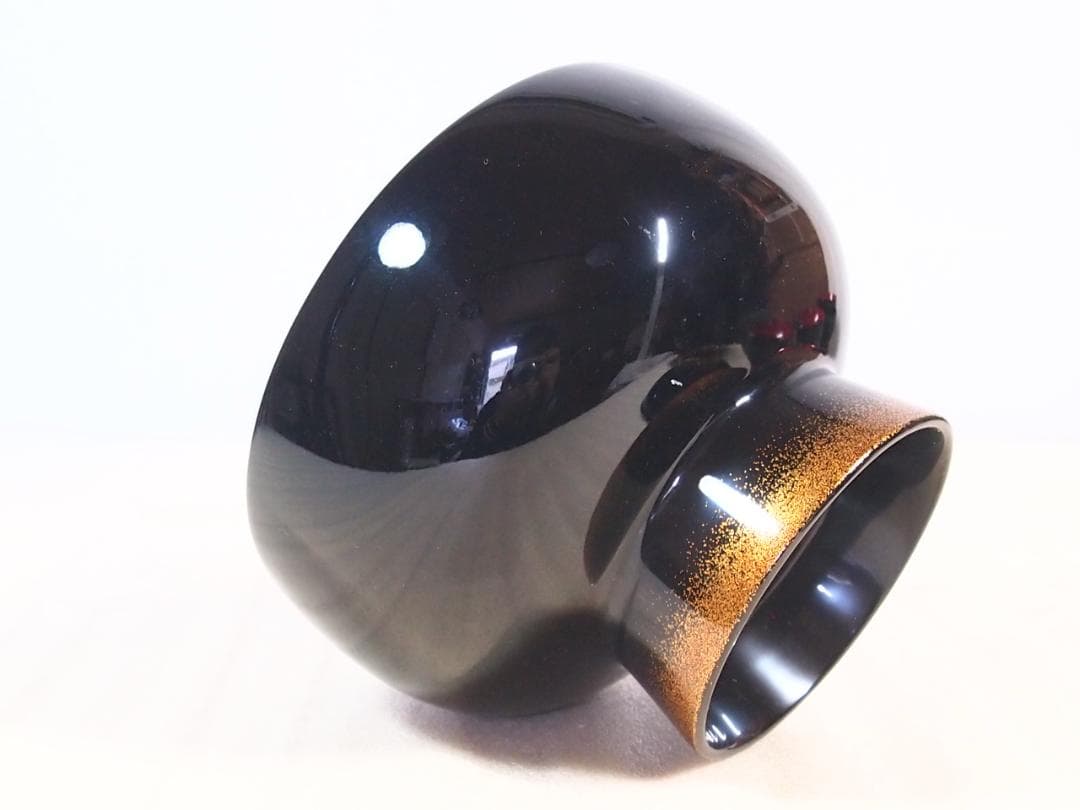 高級・未使用】輪島塗 大向高洲堂 竹林祐行 縁梨地 煮物椀 5