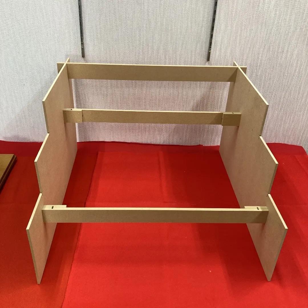 D3 木製三段　雛人形三段飾り　3月台屏風のみ　台巾75㎝位　ひな人形三段