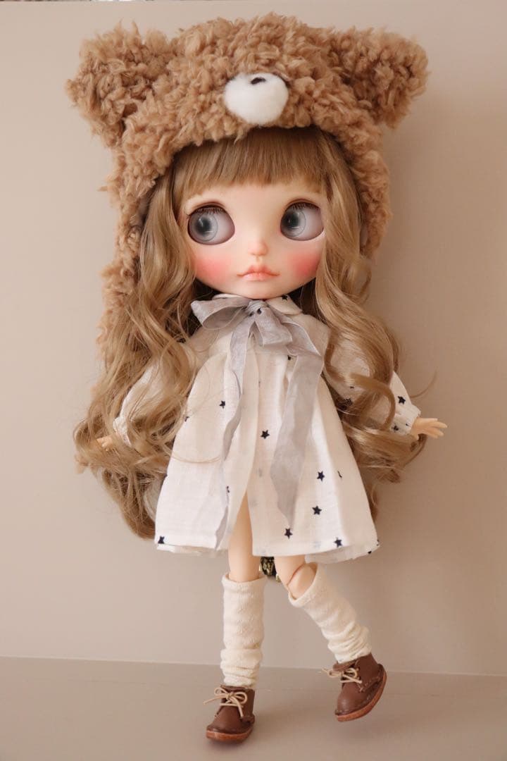 アイシードール カスタム ブライス 白肌 カスタムドール ブラウンmix