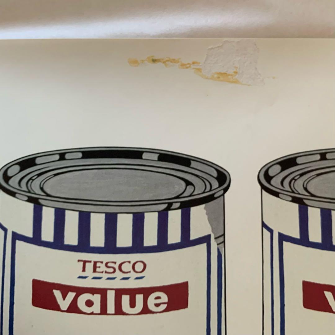 【難あり】Banksy バンクシー SoupCans POW ポスター スープ缶