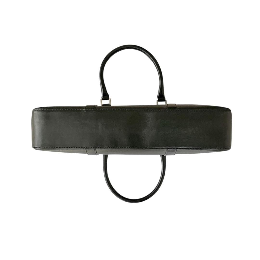 【極美品】◾️LANVIN◾️ビジネスバッグ◾️ブリーフケース◾️レザー◾️ブラック