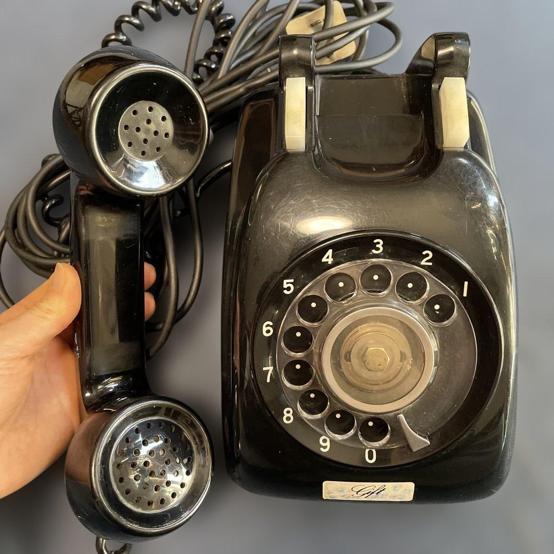 ダイヤル式電話 昭和レトロ 600-A2 アンティーク 置物 雑貨 - メルカリ