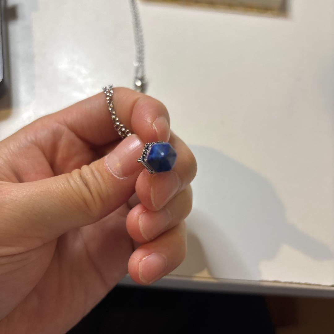 ラピスラズリのネックレスたん！これも珍しいよなね！ アクセサリー