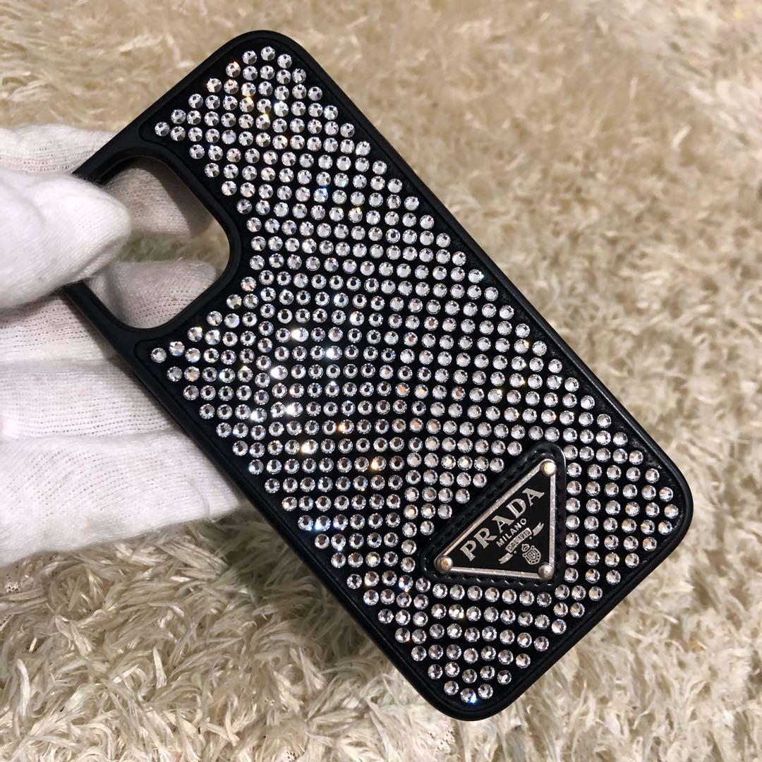 未使用級✨プラダサフィアーノレザースマホケース iPhone12mini