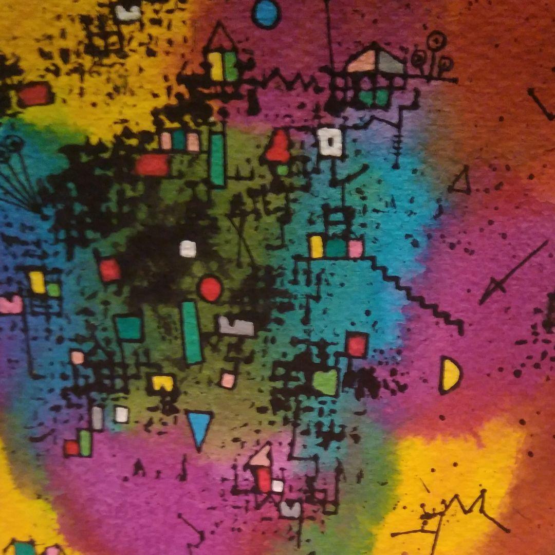 水彩画　若松愛子「スペースパルスSM5 」