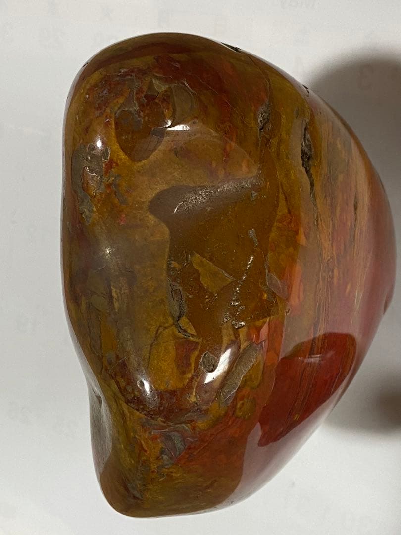 ♢鑑賞石 水石 銘石 赤玉 赤石 ジャスパー 天然石 インテリア 置物 骨董品