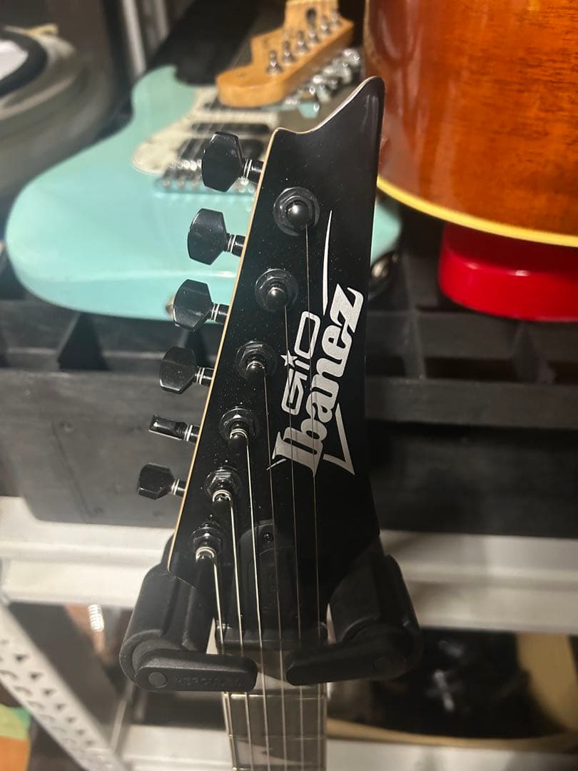 Ibanez エレキギター ブラック ギターケース付き GRG121DX