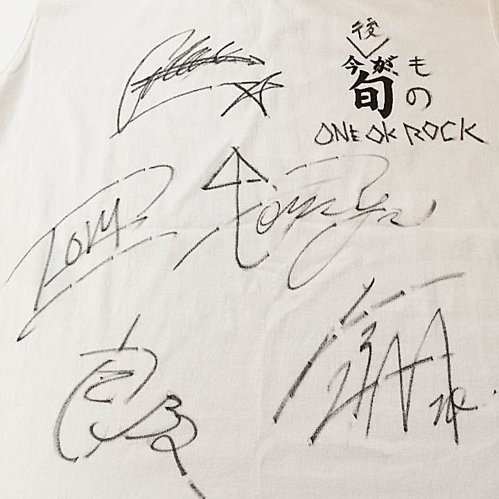 【激レア】 ONE OK ROCK 直筆 サイン Tシャツ
