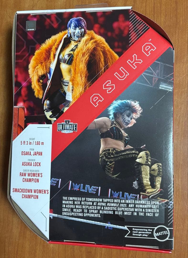 WWE マテル　ASUKA アスカ アルティメットエディション　フィギュア　新品