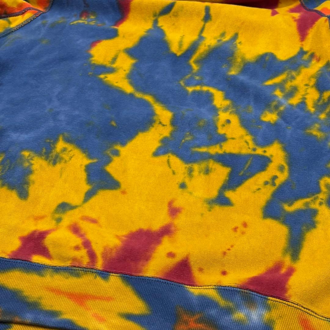 美品 京都伊勢丹 限定 ブルーナボイン タイダイ 染めスウェット パーカー XL