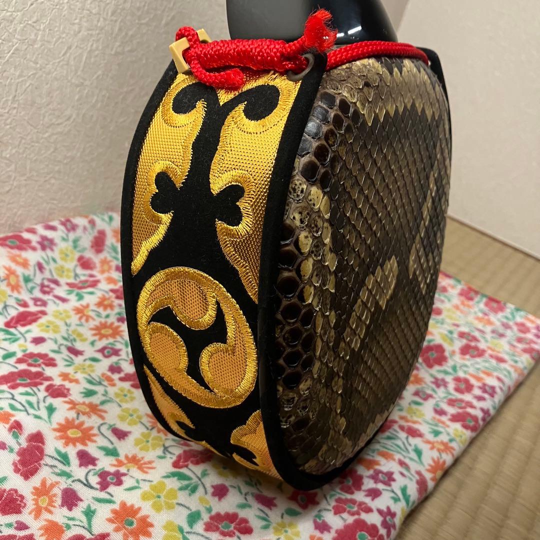 格安美品！【宮里三線】沖縄三線 本革 教本ケースセット 三線初中級心