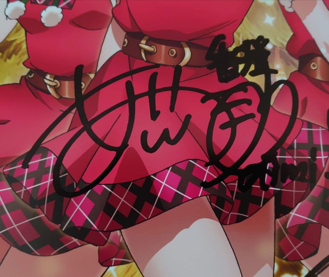 バンドリ ポピパ B2ポスター 直筆サイン入り