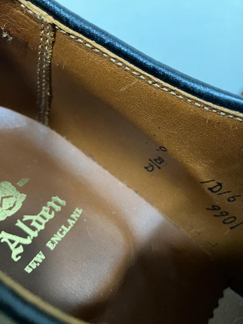 ジャック　ALDEN オールデン 9901 ブラックコードバン US9D