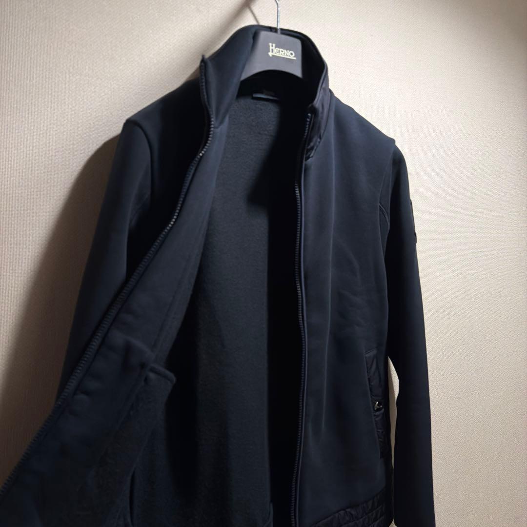 helno スウェット ジップアップブルゾン ネイビー 44 - メルカリ