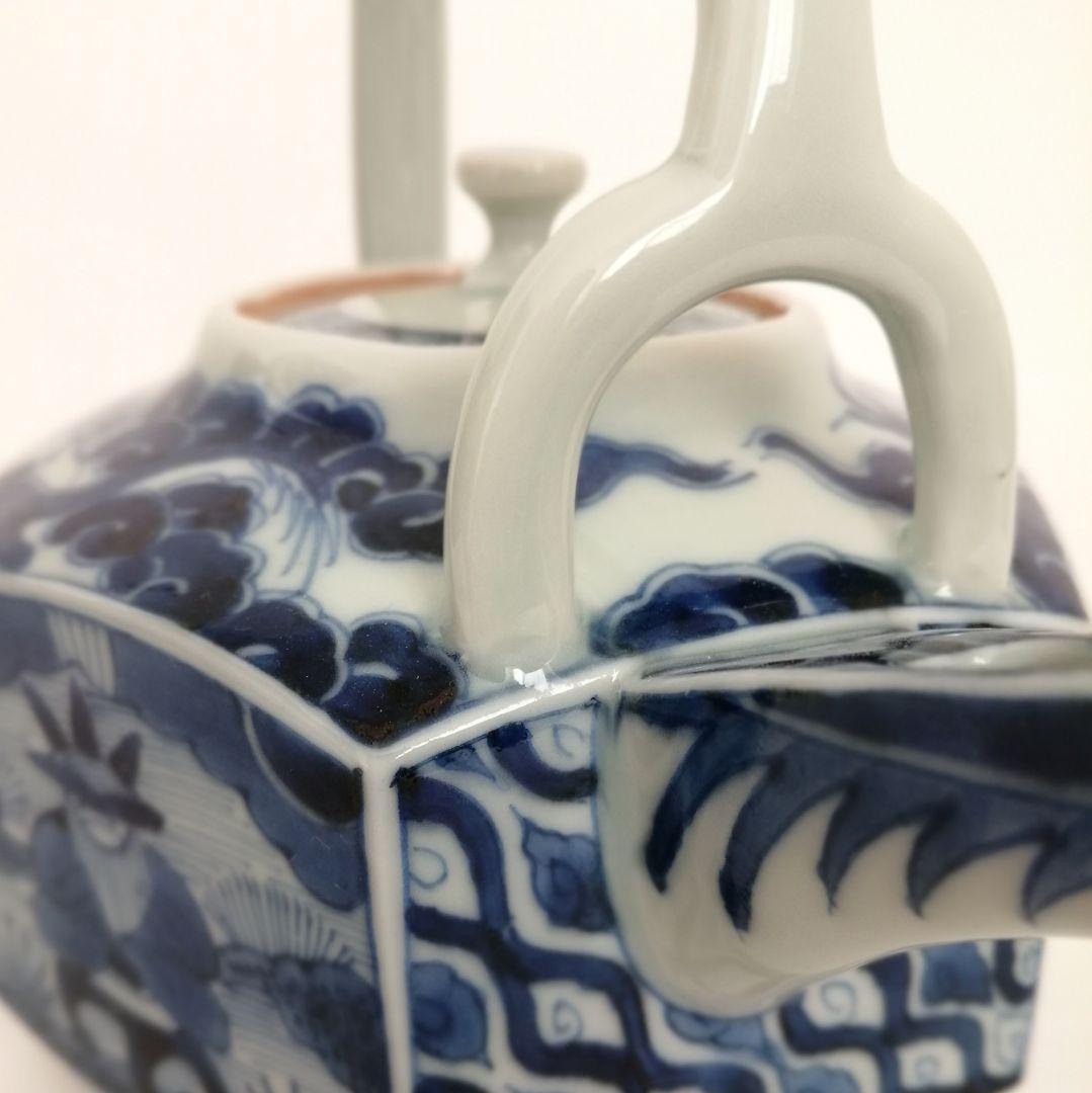 湖東焼 染付 六角 銚子 - メルカリ