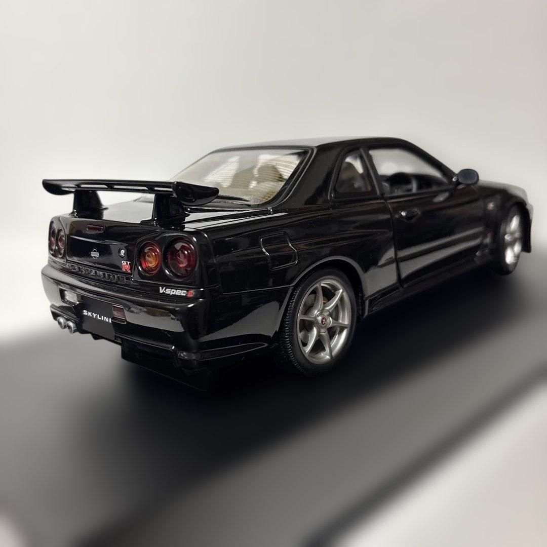 ミニカー NISSAN SKYLINE R34 GTR V-SPEC II