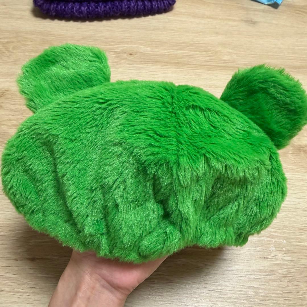 カエル ファー 帽子 PARTY PARTY 緑 耳 52〜54 可愛い - メルカリ