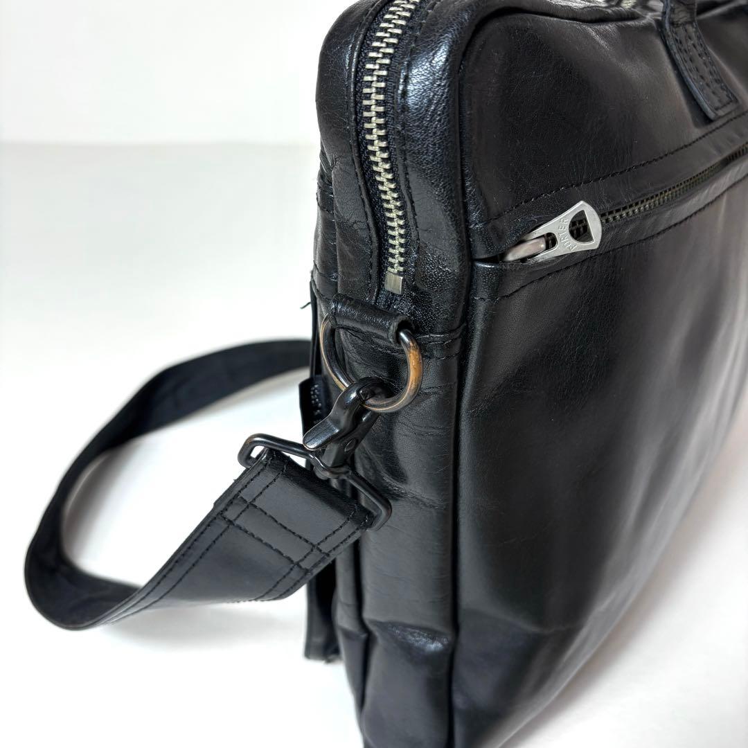 【希少】 PORTER オールレザー 2WAY ブリーフケース ビジネスバッグ