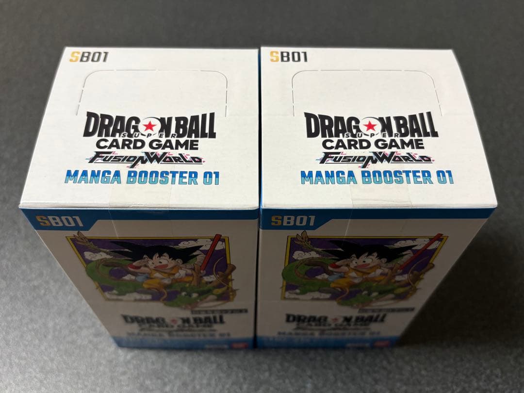 ドラゴンボールカード 漫画ブースター 01 新品未開封 2BOX テープ付