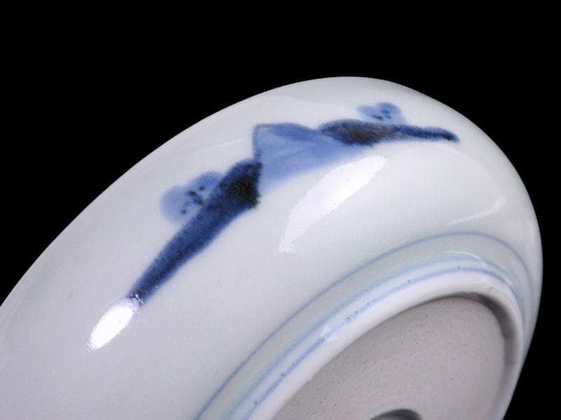 古伊万里 染付 船頭に帆掛け船の図 膾皿 5寸皿 B188AS-CUm - メルカリ