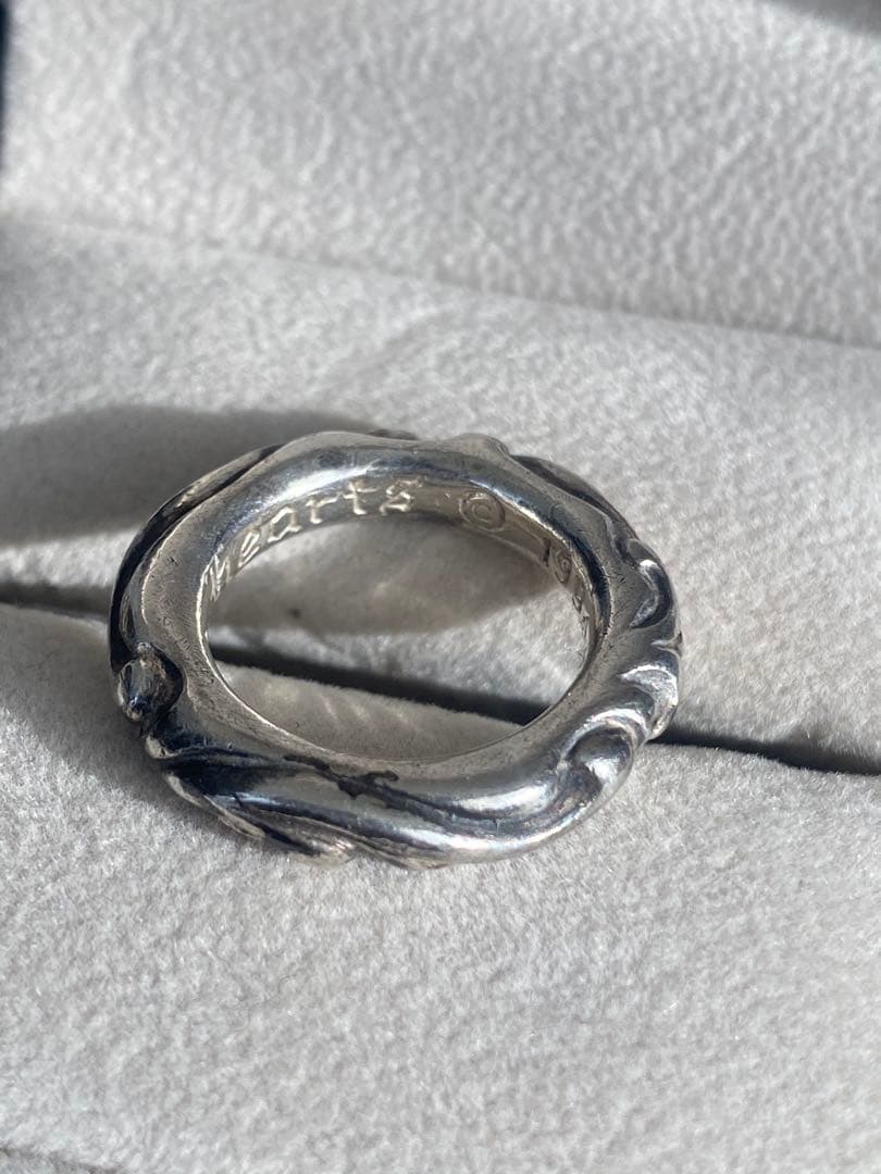 CHROME HEARTS クロムハーツ　スクロールバンドリング　US5.5