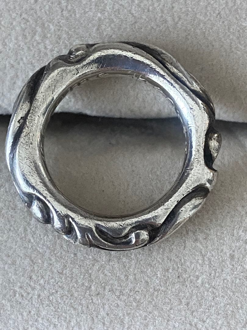 CHROME HEARTS クロムハーツ　スクロールバンドリング　US5.5