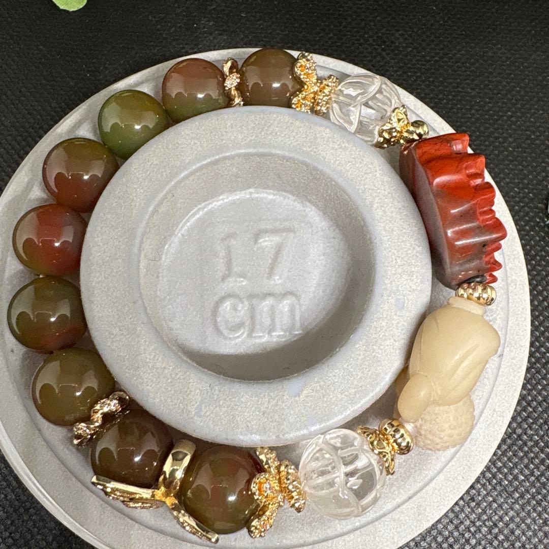 ＊みーにゃん様お取置き7/ 20アラシャン瑪瑙　可愛いすぎるベビー大仏様と蓮