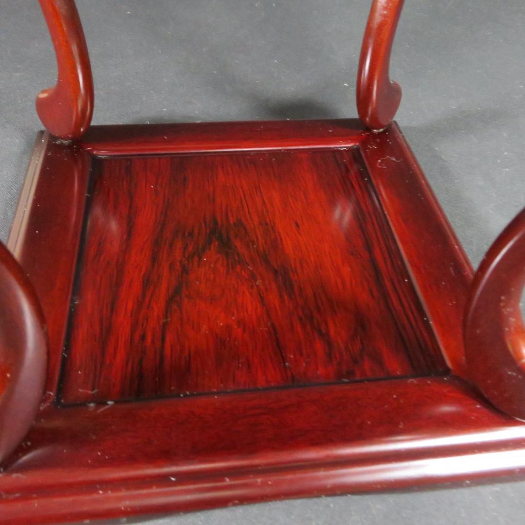 花台 ミニ高台 紫檀 美品 一部分解可能 木製 高級品 - メルカリ