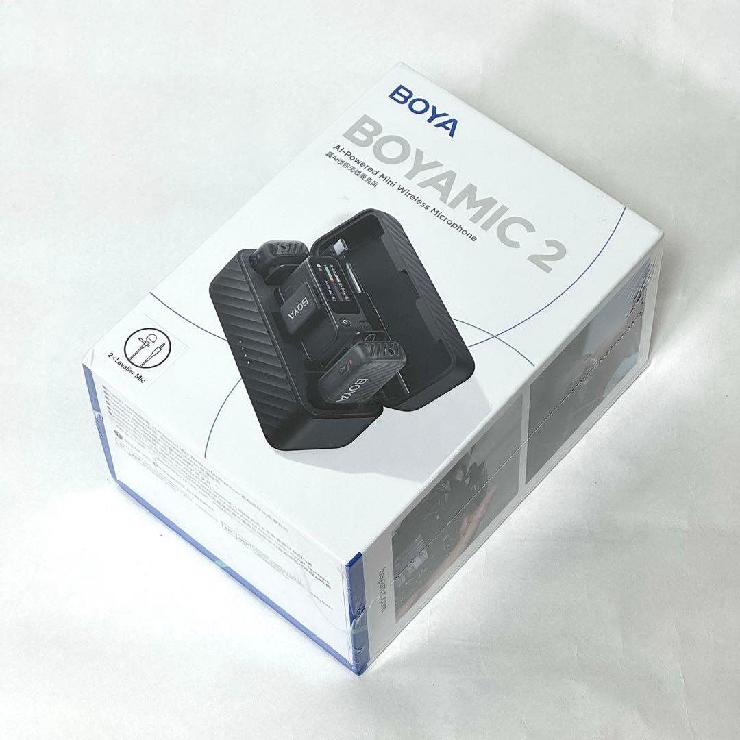 【新品未開封】BOYA MIC 2 ワイヤレスピンマイク　ボヤ　ボーヤ
