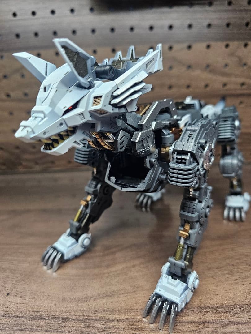 ゾイドHMMケーニッヒウルフデュアルスナイパーライフルセット全塗装