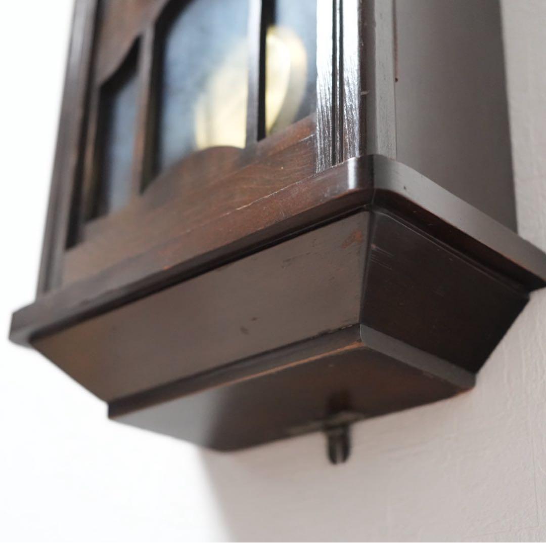 三工舎　ボンボン時計　振り子時計　柱時計　動作品　昭和レトロ