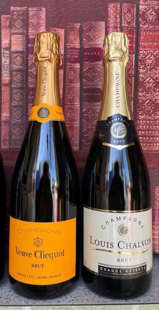 シャンパンセット Moët & Chandon, Veuve Clicquot - メルカリ