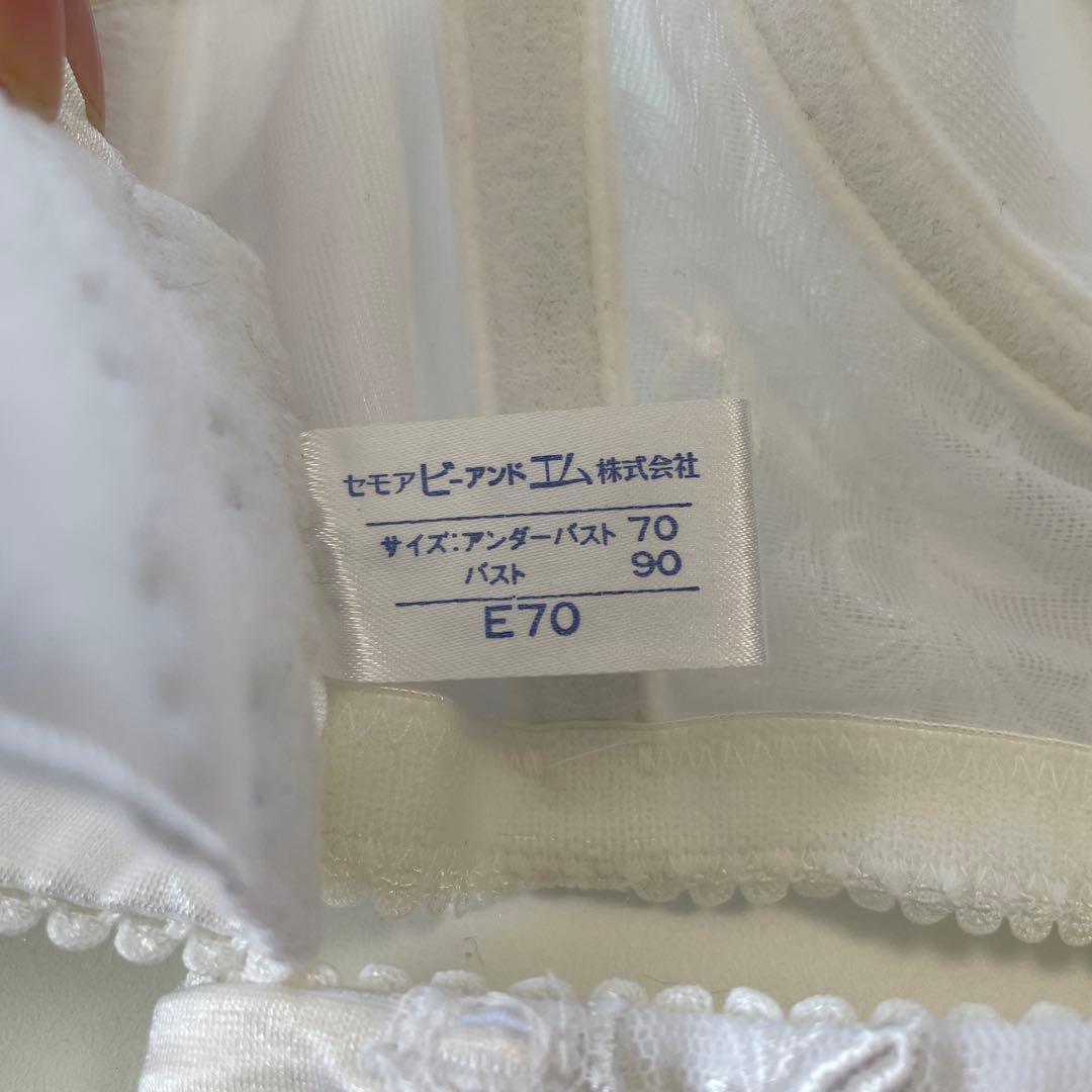 セモア　ブライダルインナー　ブラE70 ウエスト70 ヒップM