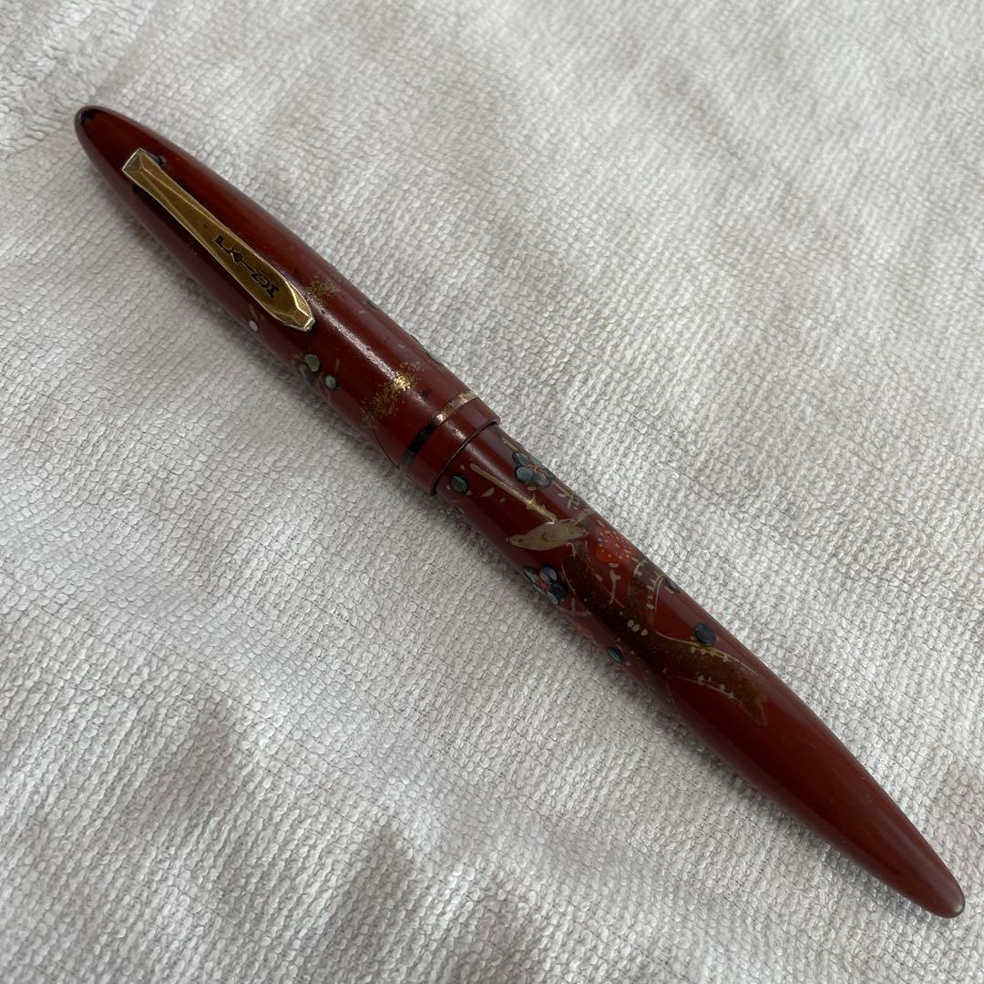 PLATINUM 蒔絵万年筆 梅と鶯昭和レトロ