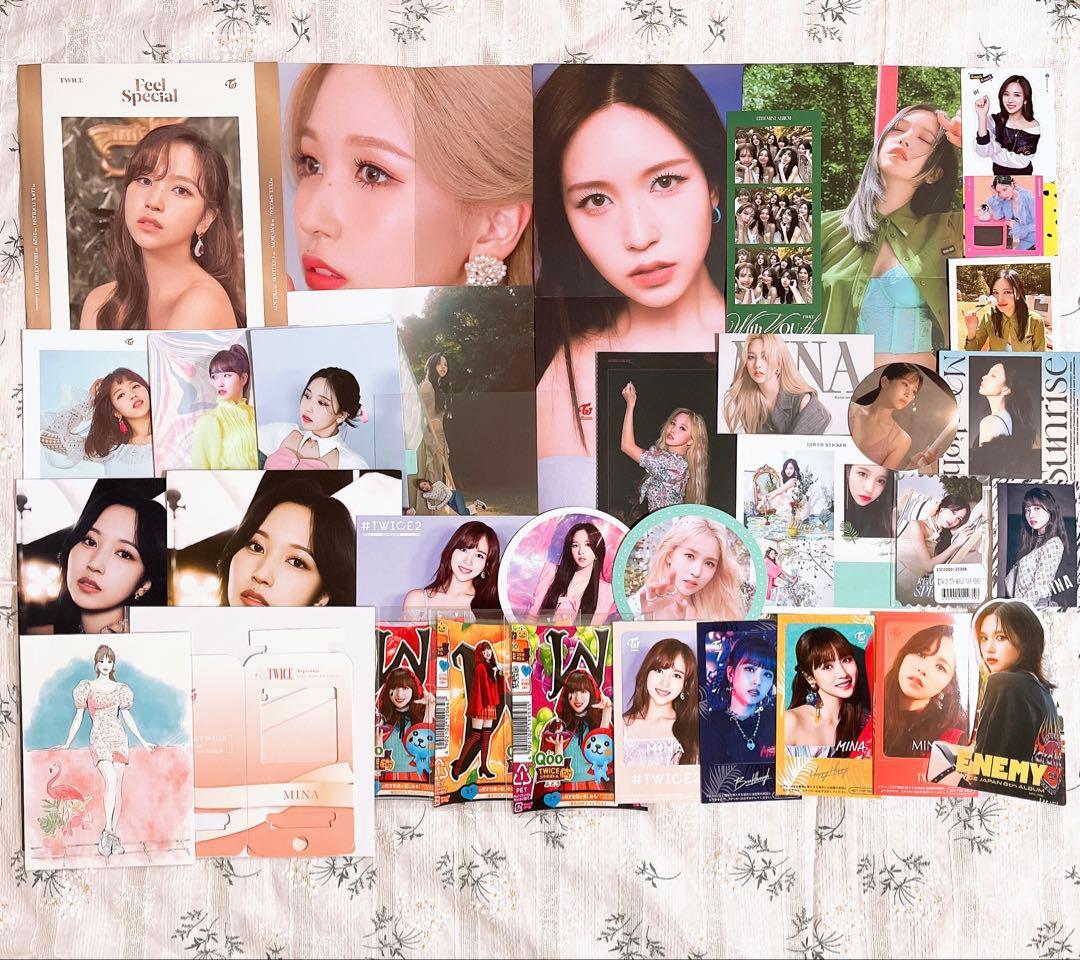 TWICE ミナ まとめ売り アルバム 特典 ポストカード ステッカー - メルカリ