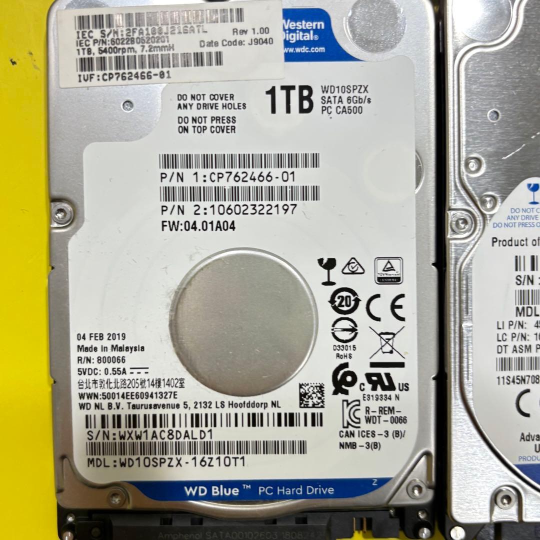 1TB】【Western Digital製 統一】☆2.5インチ☆内臓HDD☆ - メルカリ