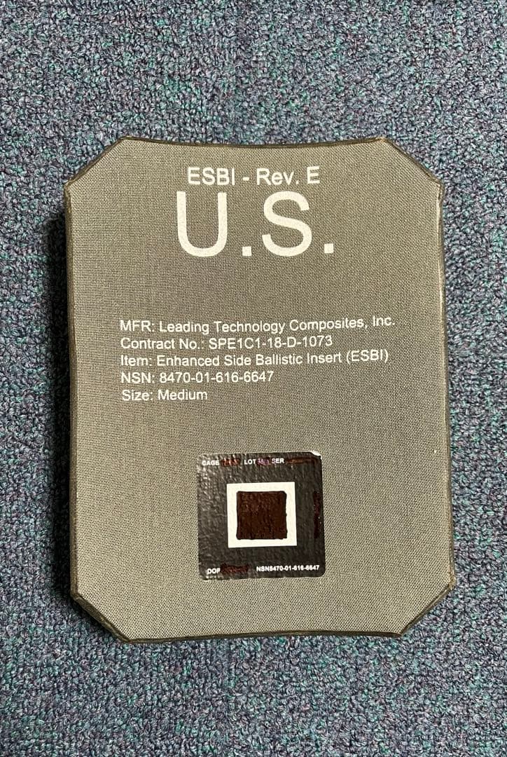 激レア 美品 米軍実物 放出品 サイドプレート 2枚組 セット！