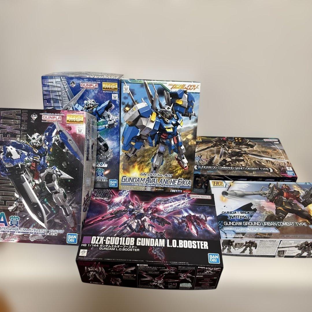 ガンプラまとめ売り6体セットMGエクシア3体HG3体等 - メルカリ