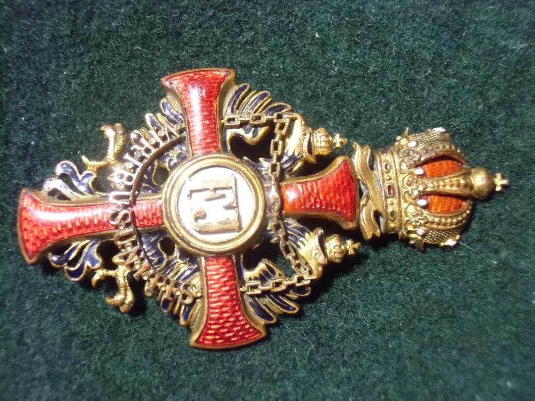 Ａ帝政オーストリア軍＊１９１６年＊将校用フランツ・ヨーゼフ勲章＊胸章（実物）