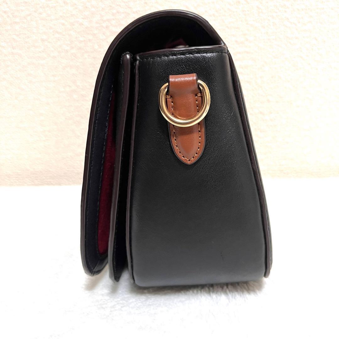 極美品 COACH ジェス ホースアンドキャリッジ ブラック クロスボディ