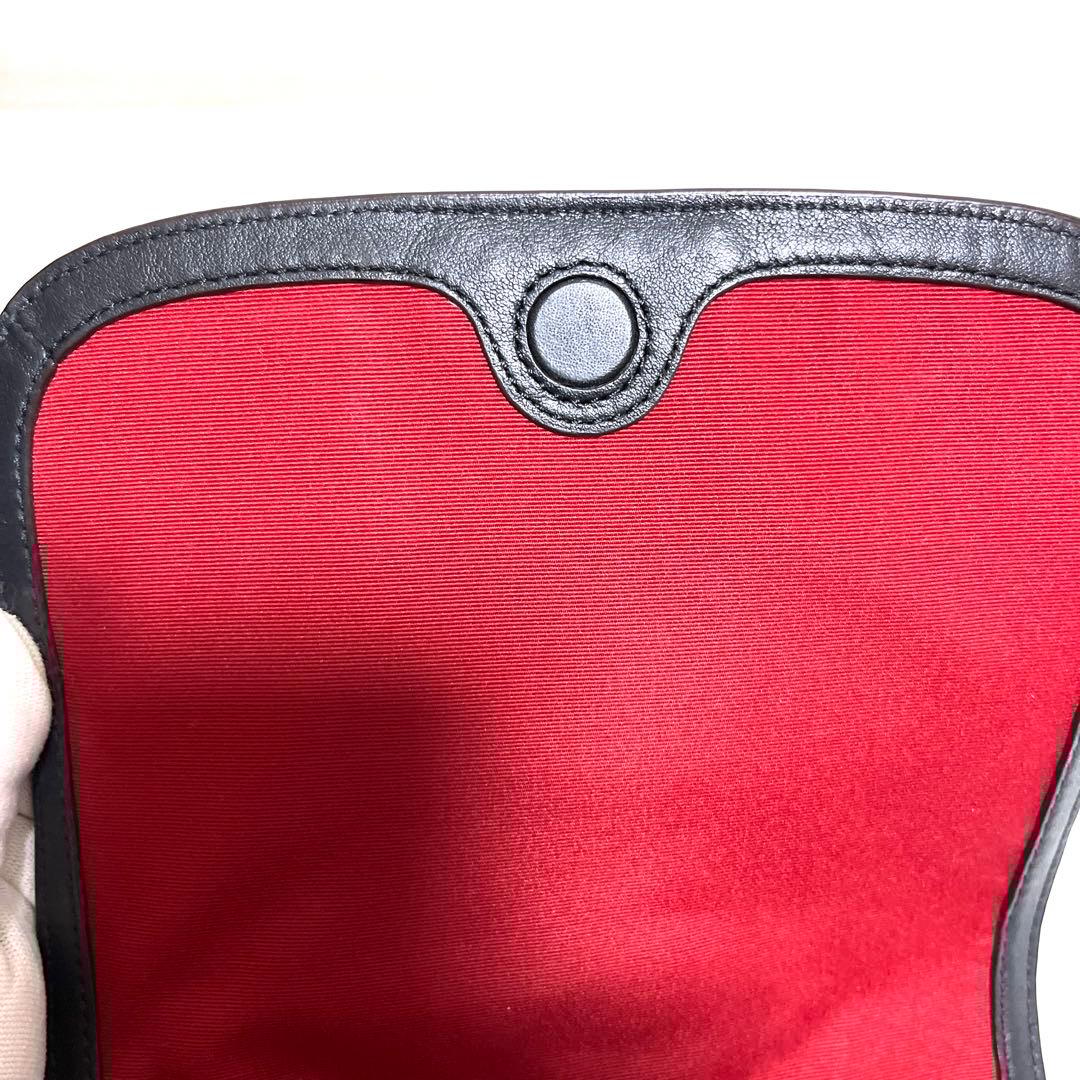 極美品 COACH ジェス ホースアンドキャリッジ ブラック クロスボディ