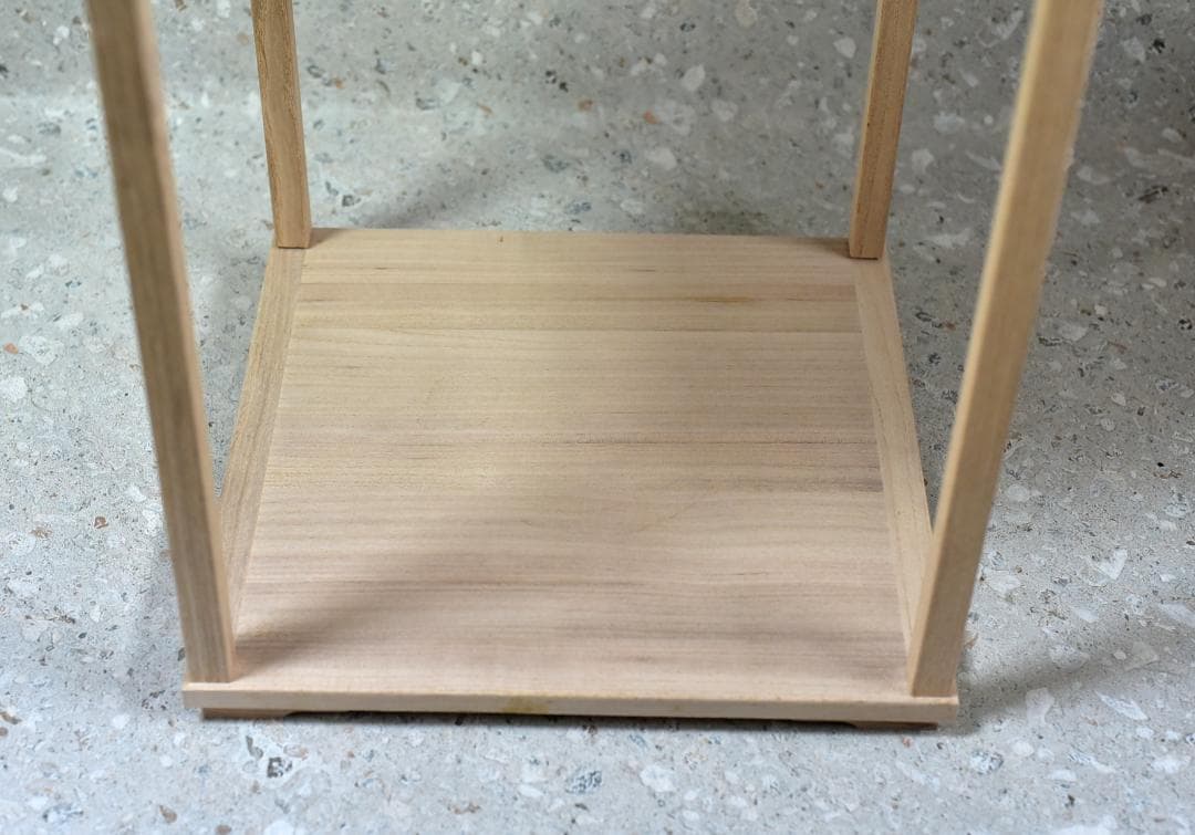 FE40536様専用、遠山棚淡々斎好【極上品】組立式 飾り棚 お茶道具/共箱