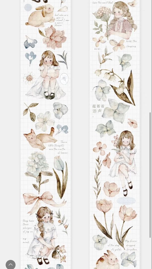 《在庫処分最終値下げ》海外 マスキングテープ雀斑茶 6点⚠️pet（33.324