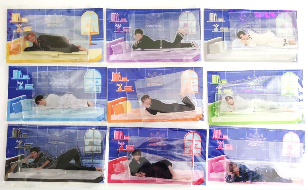 【新品未開封】 Man Rays パジャマアクスタ　9個セット レア・新品・未開封】 SnowMan RAYS パジャマアクスタ 9個 セット