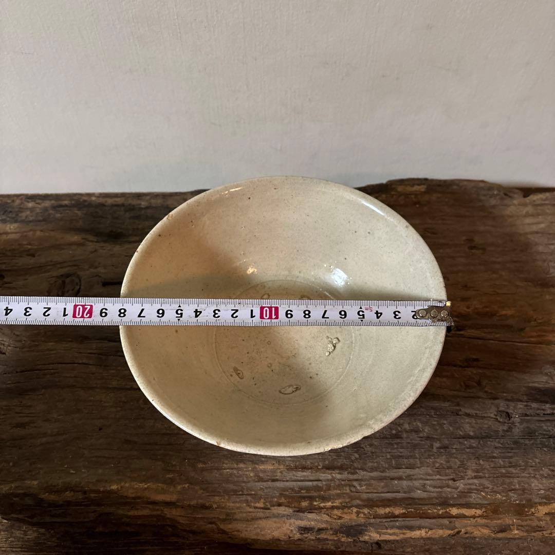 李朝 鉢 大茶碗 堅手 白磁 高麗 朝鮮古陶磁 民芸 古道具 骨董