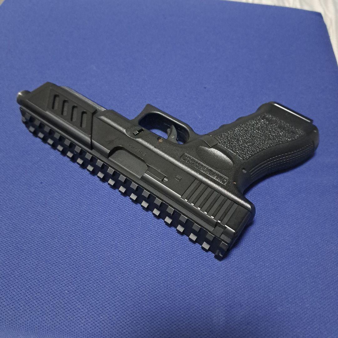 グロッグ18C電動東京マルイマウントレイルサイレンサー付き