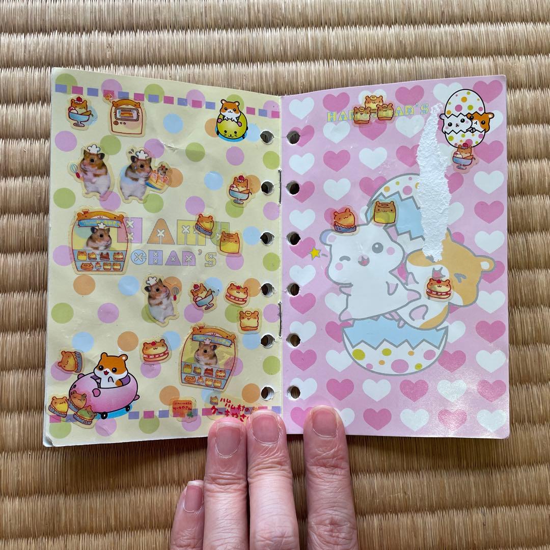 平成レトロ ハムスター メモ帳 カミオジャパン 平成レトロ ハムのゆ