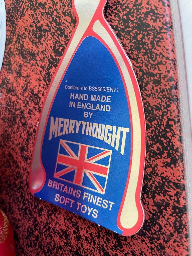 【新品未使用】 メリーソートMerry thoughtテディベアピンクシャンパン