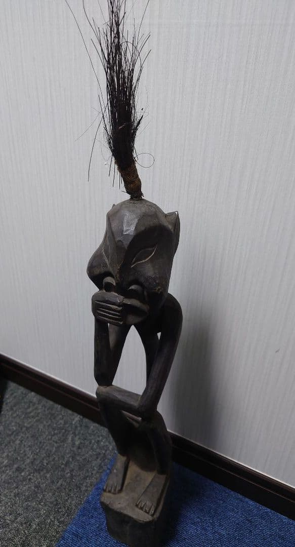 アフリカ アート 木彫り 森の精霊 アンティーク